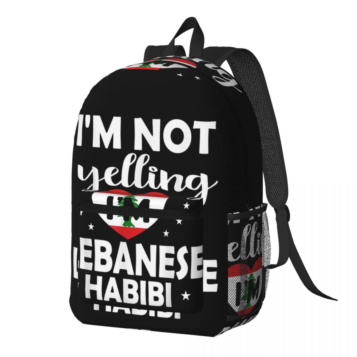 Women Bags Lebanon - Libanesische Flagge, Libanon-Erbe, libanesischer Rucksack, Tagesrucksack,