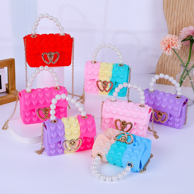 Women Bags H&M - Silikon Love Bubble Jelly Bag, Druckentlastende