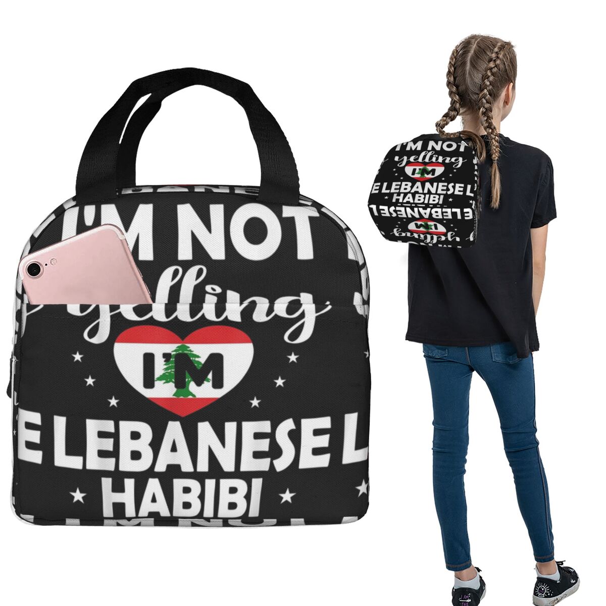 Women Bags Lebanon - Libanesische Flagge, libanesisches Erbe, libanesische isolierte
