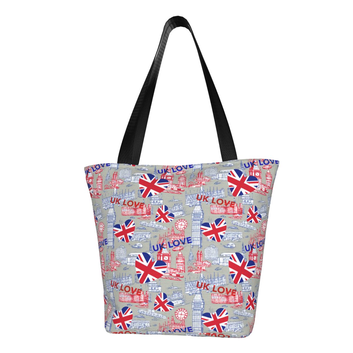 Women Bags Uk - Benutzerdefinierte Einkaufstaschen mit Flagge des Vereinigten