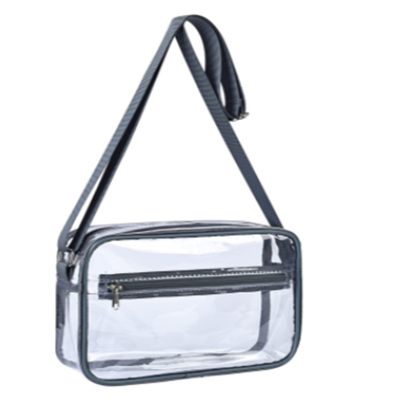 Women Bags Polene - Frauen klare Umhängetasche einfarbige transparente Geldbörse