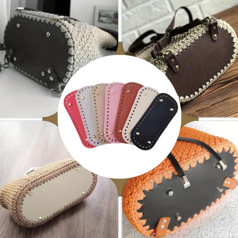Crochet Market Bag - 21,5x10cm Lange Unterseite Für Gestrickte Tasche