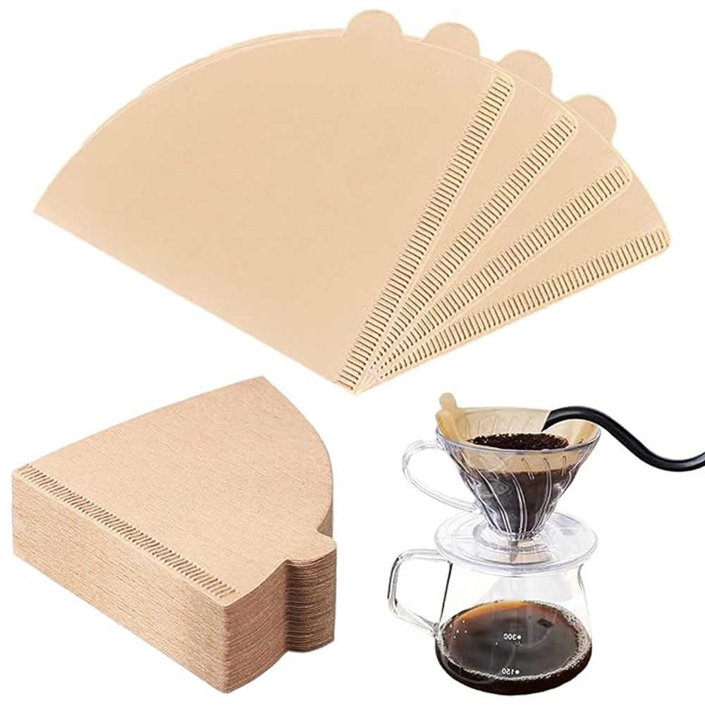 Women Bags Louis Vuitton - 100 Stück Kaffeefilter papier V-förmiger Holz
