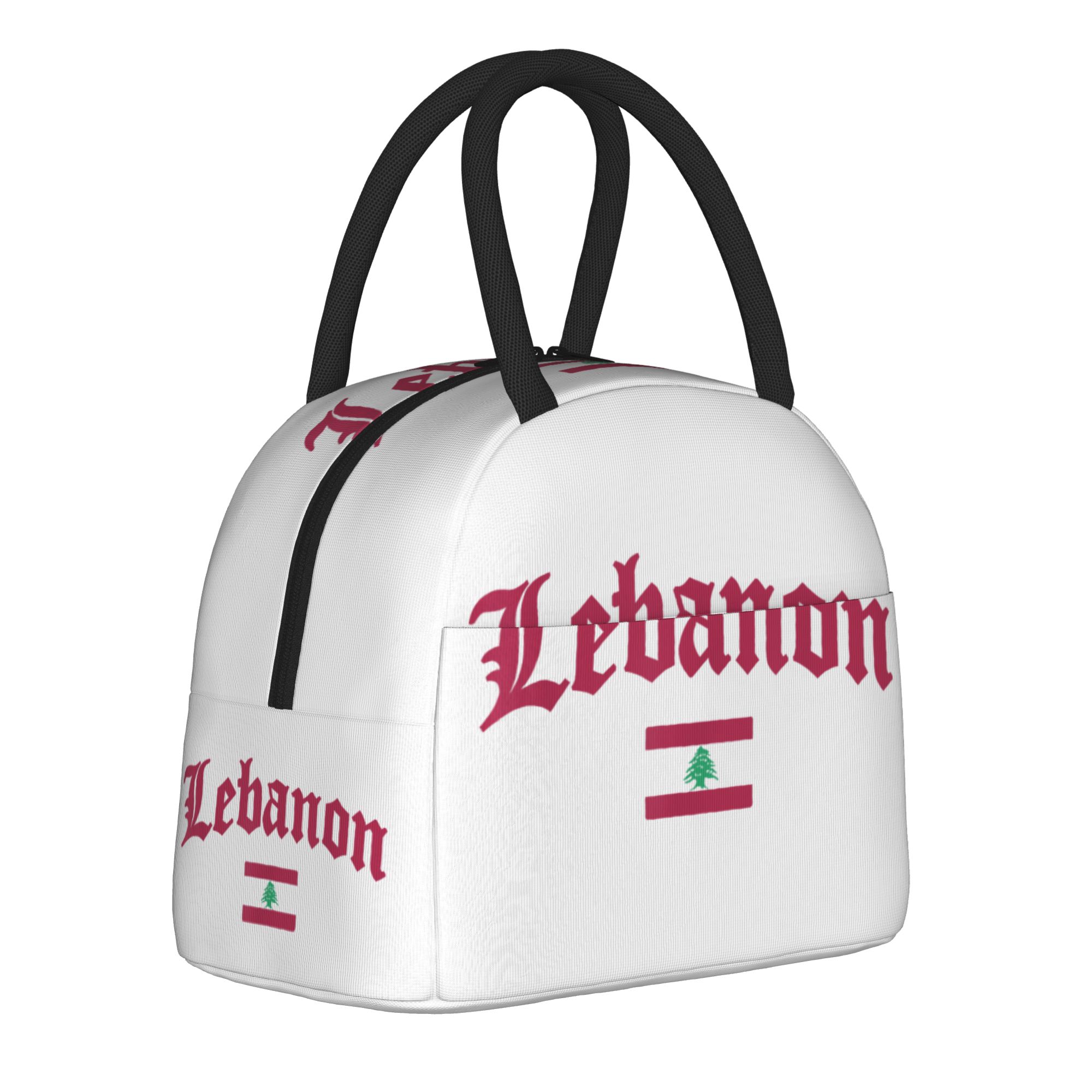 Women Bags Lebanon - Libanesische Flagge des Libanon, isolierte Lunchtaschen,