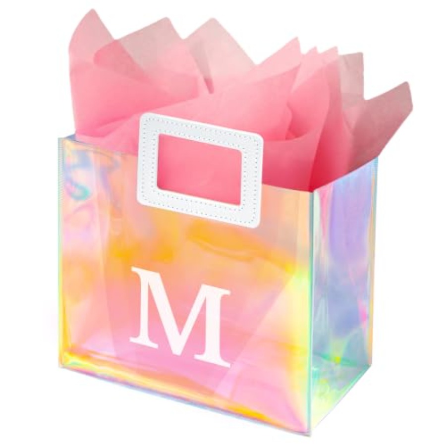 Women Bags For Eid - Holografische Geschenktüte mit Initialen für Frauen
