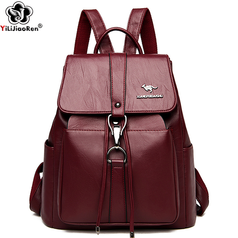 Women Bags Collection - Anti Diebstahl Rucksack Frauen Schulter Tasche