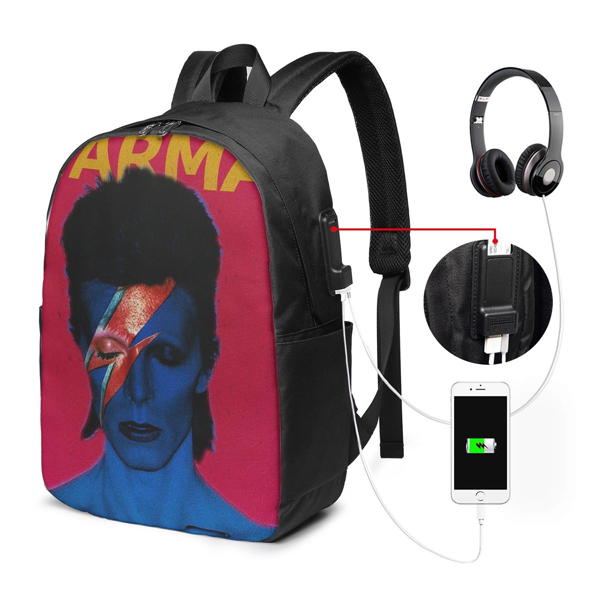 Women Bags For Women - Davids Bowied Rucksack, Reisetasche für Notebooks,