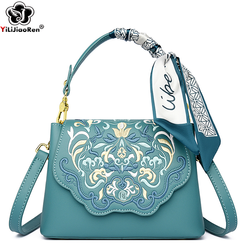 Women Bags Collection - Mode Stickerei Umhängetasche Frauen Designer hochwertige