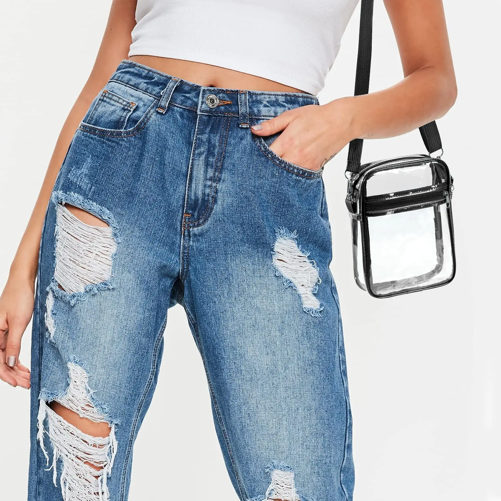 Durchsichtige Damen-Umhängetas – Women Bags Polene Bewertung und Preis