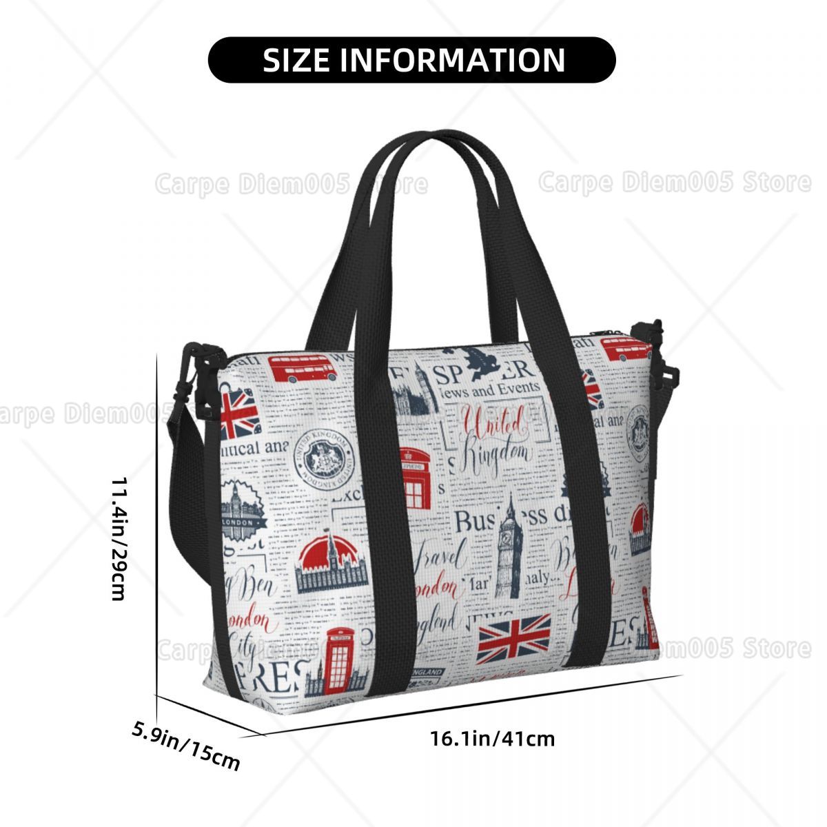 Vintage UK London Zeitung Reis – Women Bags Uk Bewertung und Preis