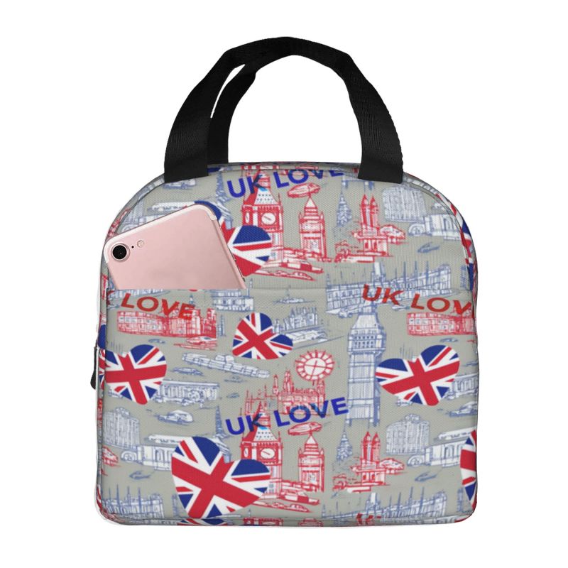 Isolierte Lunchbox mit Flagge  – Women Bags Uk Bewertung und Preis