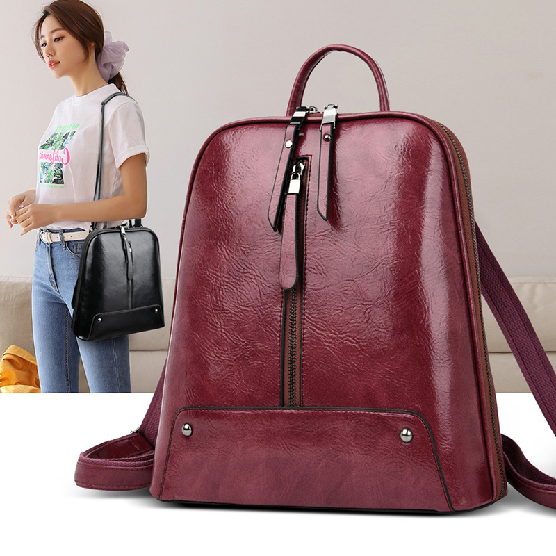 Frauen Leder Rucksack Mode Ruc – Women Bags H&M Bewertung und Preis