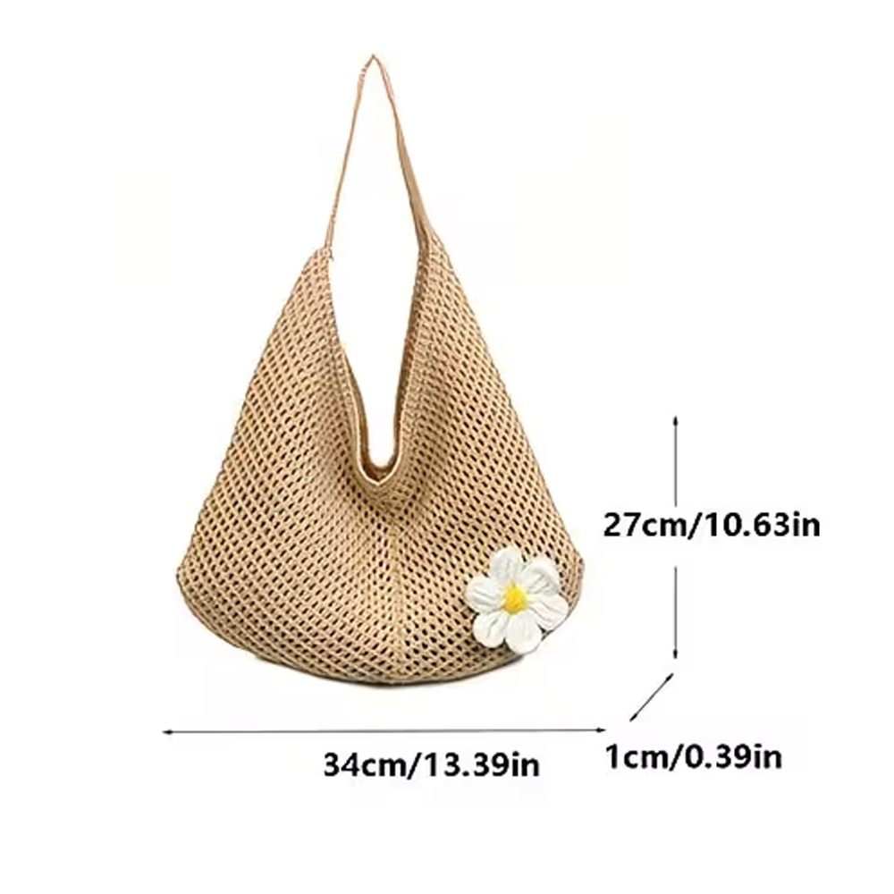 Damen-Schultertasche mit Lochm – Crochet Market Bag Bewertung und Preis