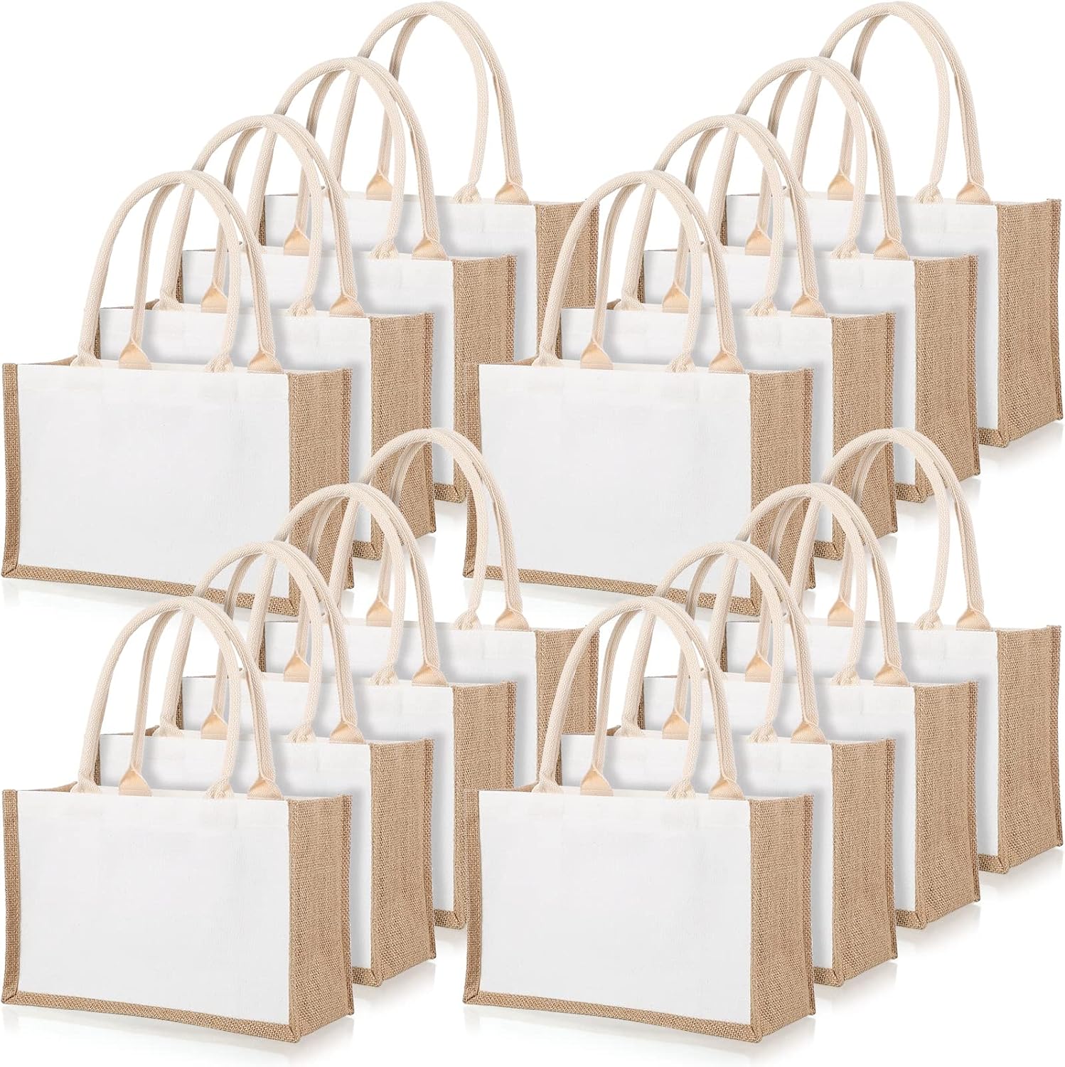 16er-Pack Sackleinen-Tragetasc – Women Bags For Eid Bewertung und Preis