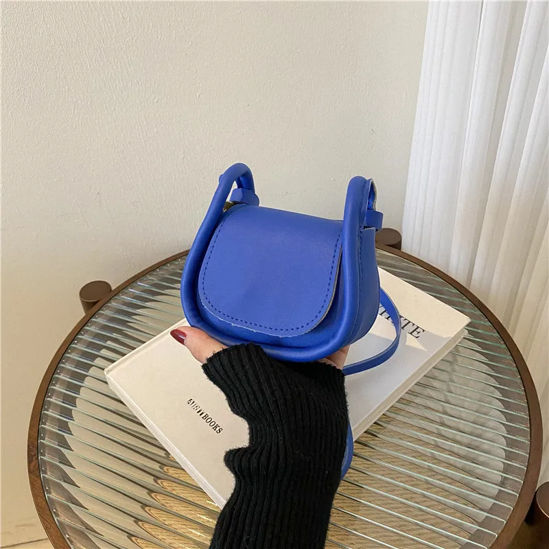 Candy Farbe Mode PU Leder Mini – Saddle Bag Leather Bewertung und Preis