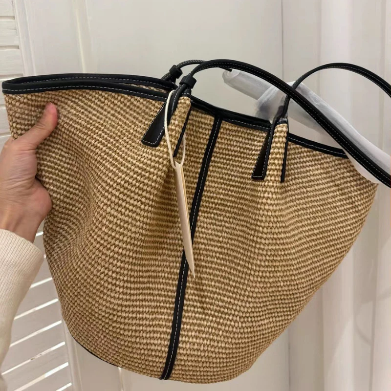 Trendige handgewebte Strohtasc – Crochet Market Bag Bewertung und Preis