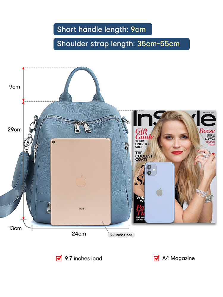Zency Damen-Rucksack aus echte – Women Bags H&M Bewertung und Preis