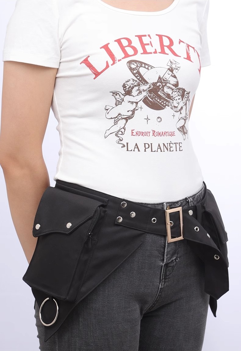 Damen Mittelalter Punk Hüfttas – Women'S Retro Bags Bewertung und Preis