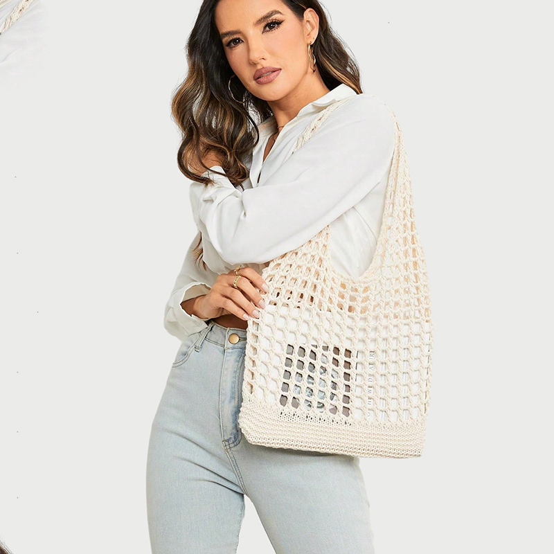 Mode Häkel taschen für Frauen  – Crochet Market Bag Bewertung und Preis