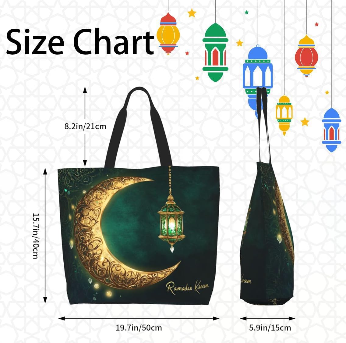 Ramadan Tote Bag Damen Eid Mub – Women Bags For Eid Bewertung und Preis
