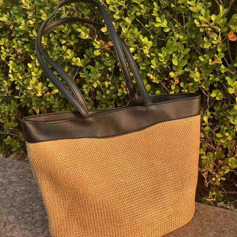 Patchwork Gewebte Tragetasche  – Crochet Market Bag Bewertung und Preis