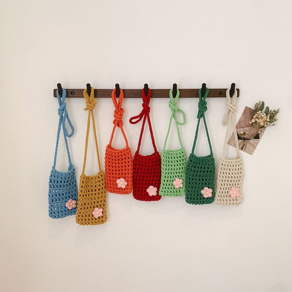Niedliche Umhängetasche mit Bl – Crochet Market Bag Bewertung und Preis