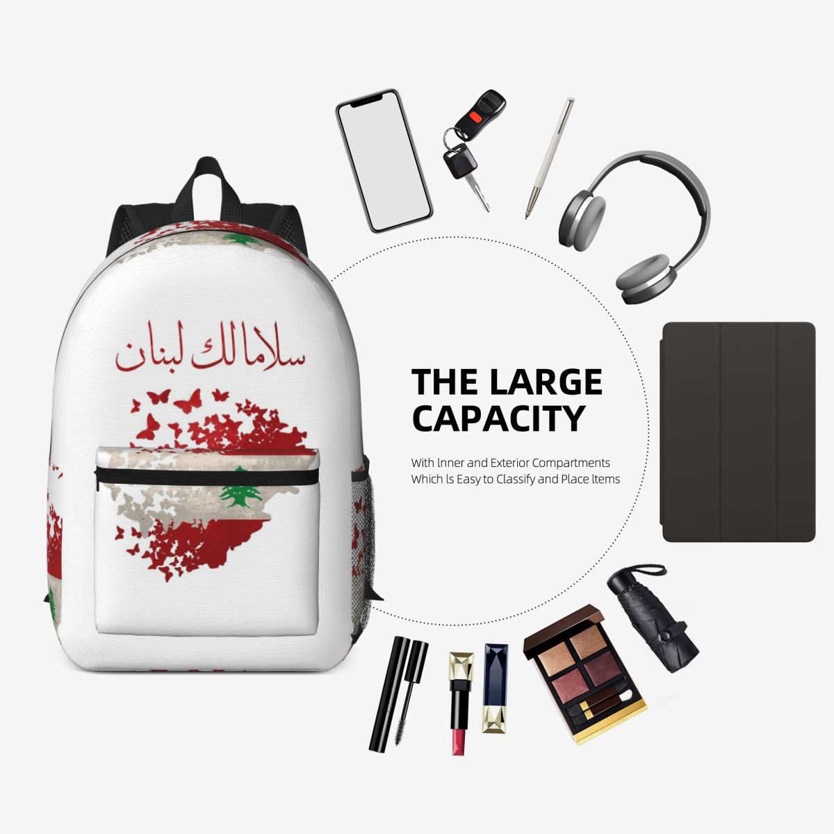 May Peace Come To Lebanon Ruck – Women Bags Lebanon Bewertung und Preis