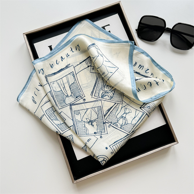 Vintage-Skizzen-Print Satin-Kl – Women'S Retro Bags Bewertung und Preis
