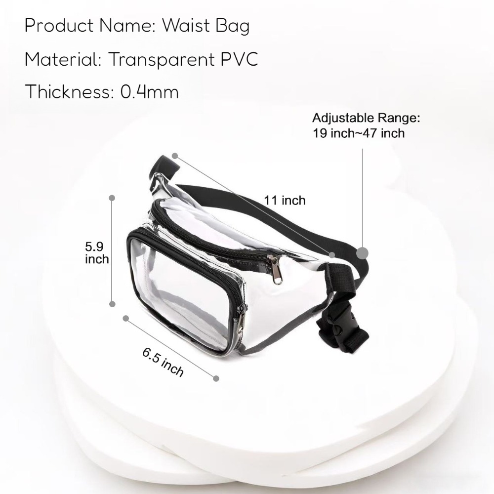 Transparente Gürteltasche aus  – Women Bags Pack Bewertung und Preis