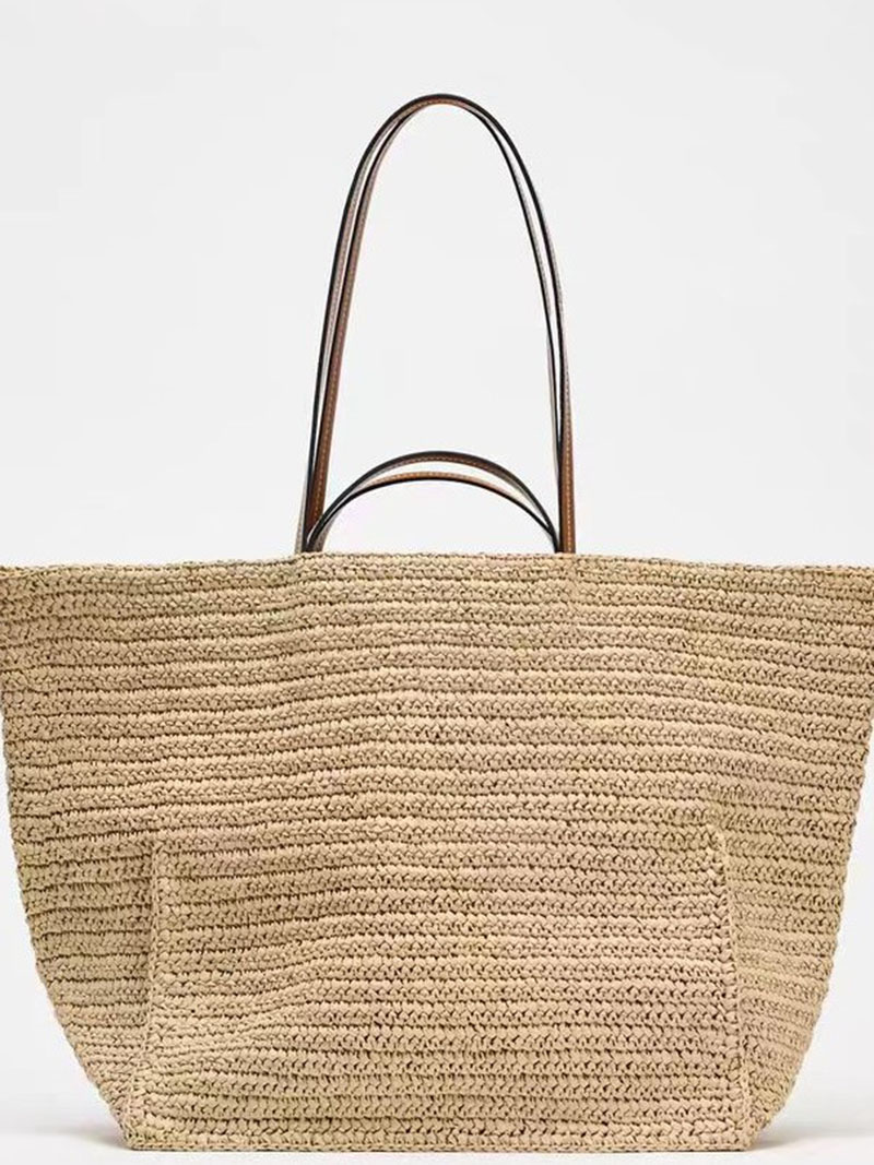 Frauen Shouder Bohemian Stroh  – Crochet Market Bag Bewertung und Preis