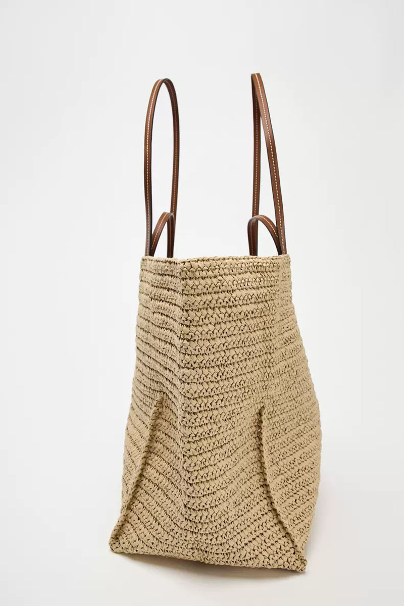 Frauen Shouder Bohemian Stroh  – Crochet Market Bag Bewertung und Preis