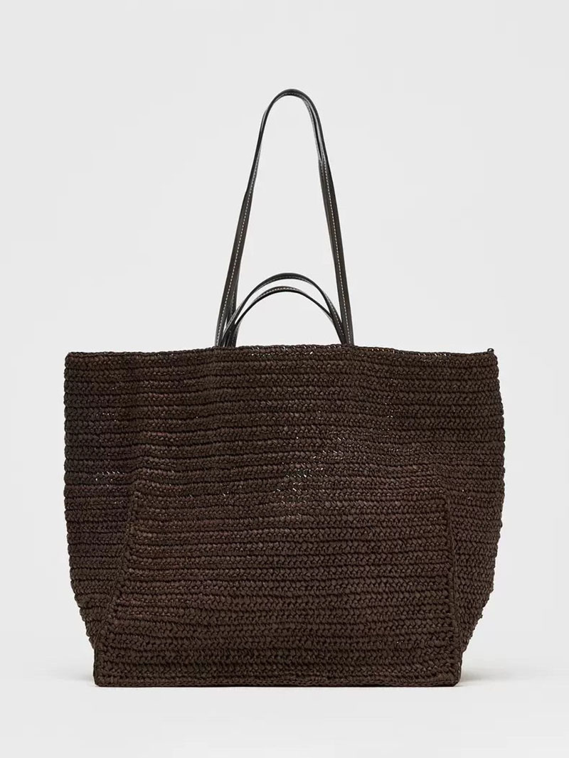 Frauen Shouder Bohemian Stroh  – Crochet Market Bag Bewertung und Preis