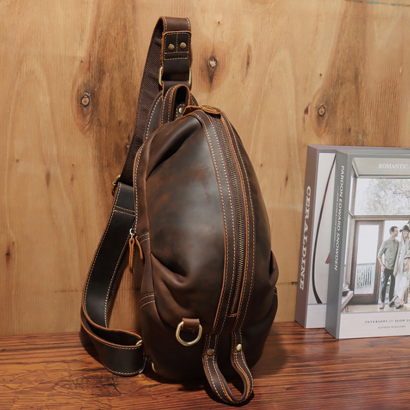 Mode-Design Luxus männer Sling – Saddle Bag Leather Bewertung und Preis