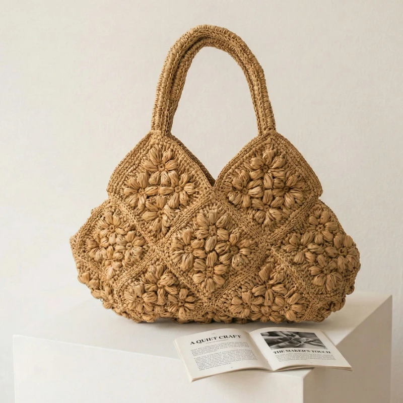 Handgefertigte Strandtasche au – Crochet Market Bag Bewertung und Preis